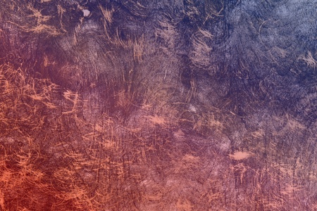 pretty orange aged circle brushed wall texture - abstract photo background