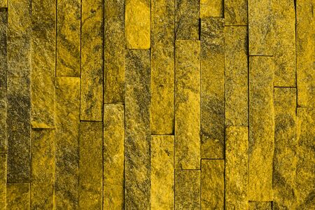 nice old orange natural quartzite stone bricks texture for background use.