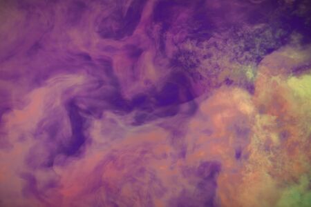 Beautiful 3D illustration of dense mysterious smoke clouds texture or background