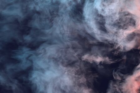 Cute dark misty clouds of smoke colorful background or texture - 3D illustration of smoke