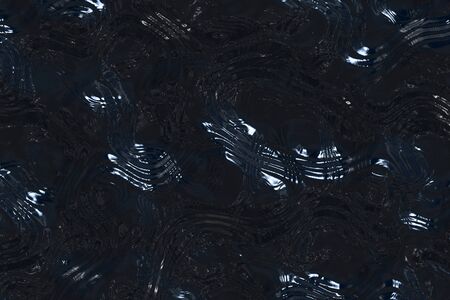 modern blue slime relief in the heavy rain cg background illustrationの写真素材