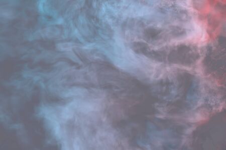 Cute heavy cosmic clouds of smoke colorful background or texture - 3D illustration of smoke