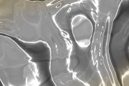 modern glossy fluid rough aluminum digital graphics texture illustrationの写真素材