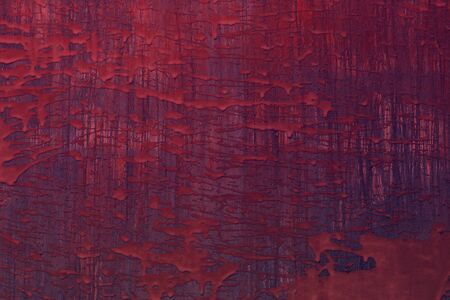 wonderful red grunge panel with concrete blots texture - abstract photo background