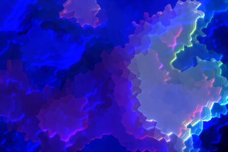 gradient background of trending in 2020 color phantom blue with icy surfaces - elegance idea...