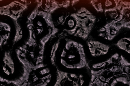 creative murky spooky decorative digitally drawn texture illustration