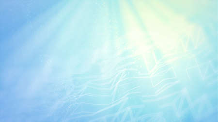 Abstract 3D illustration - nice colorful modern abstract background, science conceptの写真素材