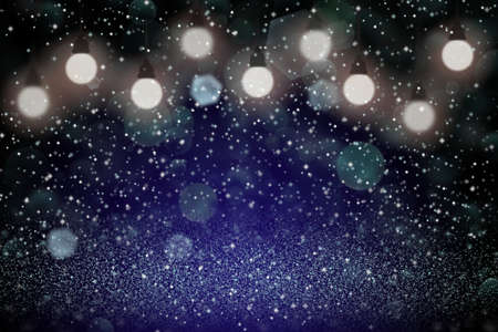 nice brilliant abstract background light bulbs with sparks fly defocused bokeh - festival mockup texture with blank space for your contentの写真素材