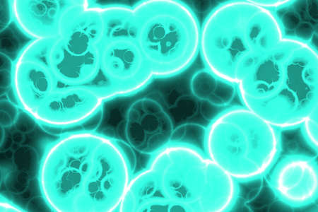 design amazing light blue many bio unicellulars digitally made backdrop illustration