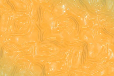 amazing orange melted cellophane digital graphic texture or background illustrationの写真素材