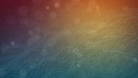 pretty vivid modern abstract background, technology concept - abstract 3D renderingの写真素材