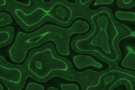 nice creative green abstractive magic shapes computer graphics background texture illustrationの写真素材