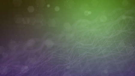 cute colorful hi-tech abstract background, science concept - abstract 3D rendering