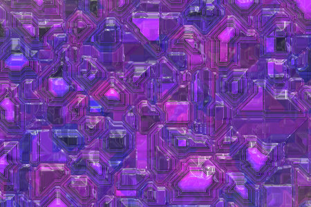 modern cybernetic electronic template digital graphic texture illustration
