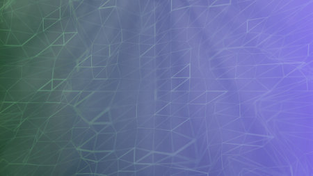 Abstract 3D illustration - pretty multi colored digital abstract background, science concept