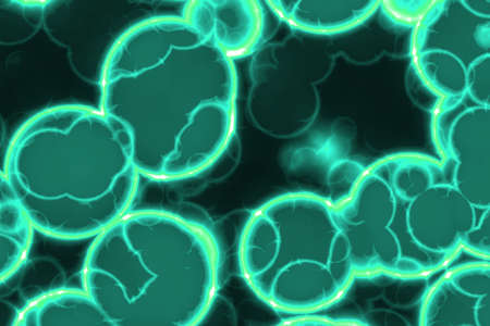 nice design big amount of bio primitive organisms digitally made background or texture illustration