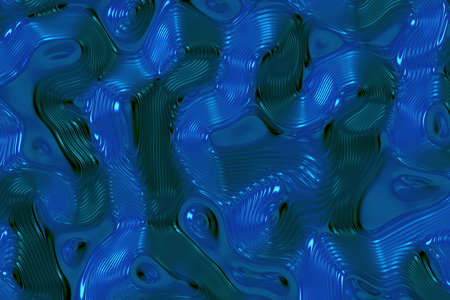 amazing smooth glossy raw metal waves cg texture background illustration