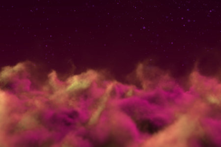 Abstract background creative illustration of visionary mist concept with lights bokeh effect you can...