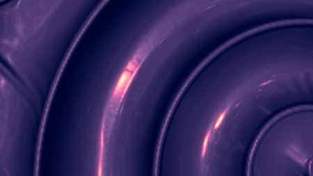 purple glowing fashion spiral fabric background - abstract 3D renderingの写真素材