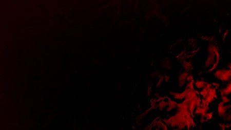 red dark shaded ingrained contour material - abstract 3D illustrationの写真素材