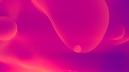 pink and orange shining disco dance smooth mild elements - abstract 3D rendering