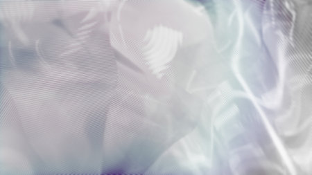 Bright white background of reflective lines - hi-tech digital art - abstract 3D renderingの写真素材