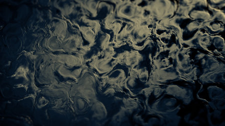 dark blue gradient constitutional contour relief - abstract 3D illustration