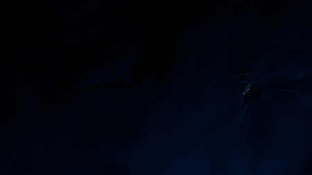 dark blue gradient constitutional forms relievo - abstract 3D renderingの写真素材