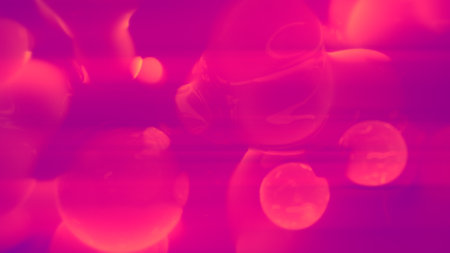 purple and orange shining disco dance fantastic mild elements - abstract 3D illustration