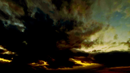 bark massive cute storm clouds before the downpour - photo of nature