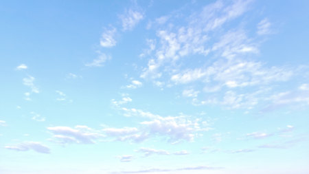 beautiful huge bright clouds in the blue sky background - photo of natureの写真素材