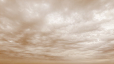 cute skyscape of sky with massive rain or snow clouds backdrop - photo of nature