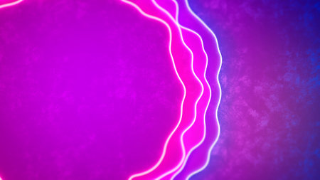 violet pink red and blue agleam delicate lines colorful backdrop - abstract 3D renderingの写真素材