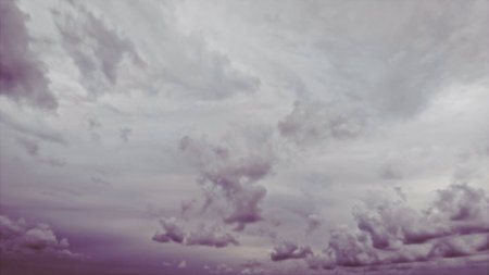 nice bright clouds cloudiness skyscape background - photo of natureの写真素材