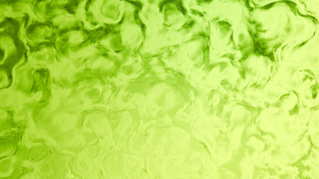 lime green toad color organic shapes relief bg - abstract 3D illustrationの写真素材