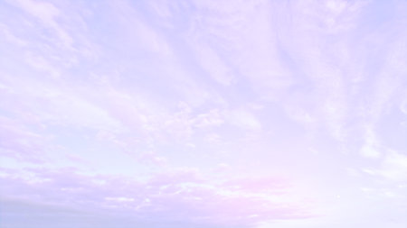 cute huge clouds in the blue sky background - photo of natureの写真素材