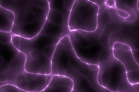 beautiful smooth phosphorescent force flames digital art texture illustrationの写真素材