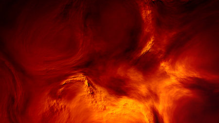 beautiful dark red shimmering gentle forms bg - abstract 3D renderingの写真素材