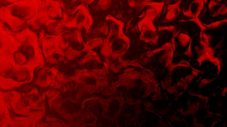 scary distressed red - yellow infernal strange lines material - abstract 3D illustrationの写真素材
