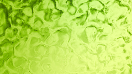 lime green toad color constitutional shapes material backdrop - abstract 3D illustrationの写真素材