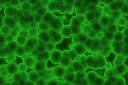 creative cute many biological living cells computer graphics background or texture illustrationの写真素材