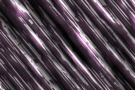 beautiful pink reflecting fine steel straight stripes digital drawn backdrop illustrationの写真素材