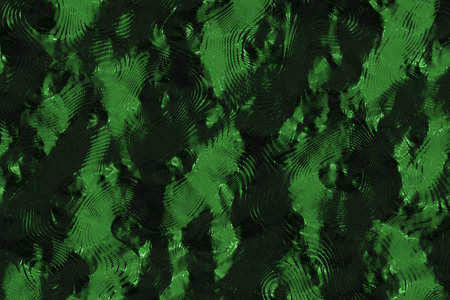 creative green soft shining fine steel ripple digitally made texture background illustrationの写真素材