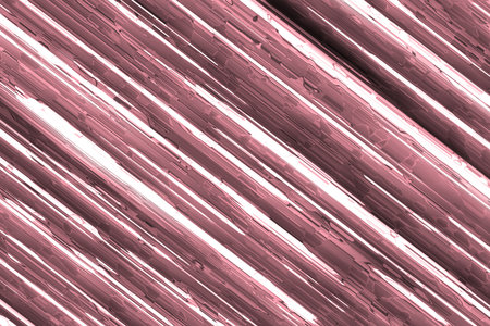 modern red glossy fine steel straight stripes computer graphics texture illustrationの写真素材