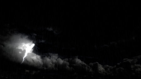 levin on the stormy sky - cute weather backdrop - photo of natureの写真素材