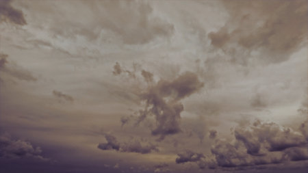 cute clouds overcast cloudscape background - photo of nature