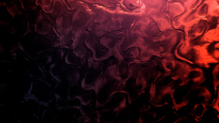 red dark shaded strange curves forms - abstract 3D illustrationの写真素材