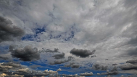 beautiful bright clouds overcast cloudscape backdrop - photo of nature