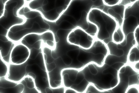 creative liquid luminous energetic flames digital graphic background or texture illustrationの写真素材