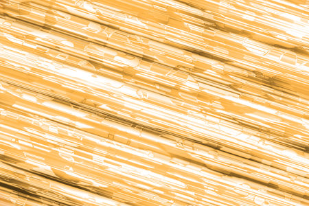 amazing orange glowing metal diagonal lines digital graphics texture illustrationの写真素材
